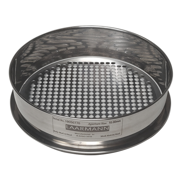 test sieve round hole perforated plate 10mm sieves